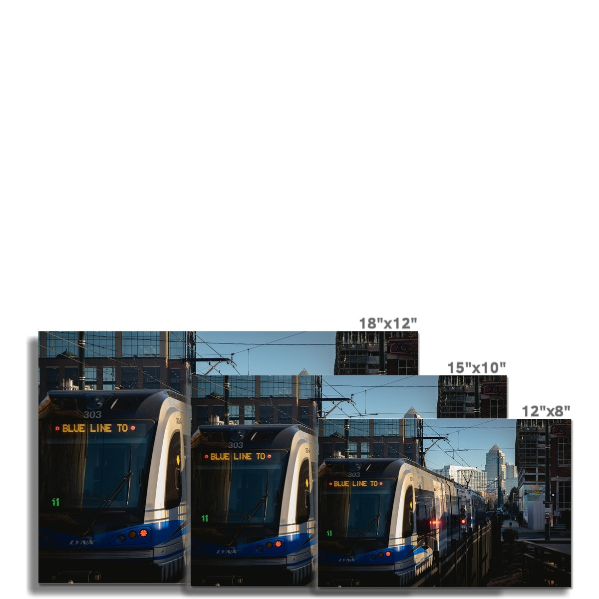 Blue Line to Charlotte C-Type Print